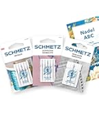 SCHMETZ Super Stretch Naaimachine Naalden – 75 (11) Ontworpen voor zeer elastische breisels, elastaan en rekbare stoffen, voorkomt overgeslagen steken en breuk, 5 stuks