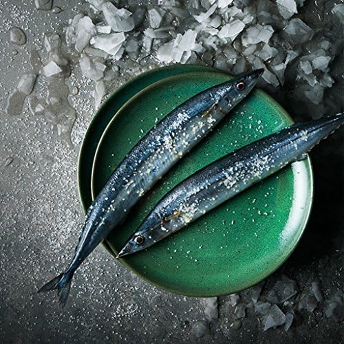 Japanese-style Ceramic Tableware Dish Salad Ramen Dessert Steak Snack Round Plate, Green