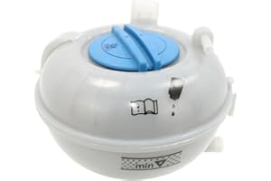 BIAREN Coolant Expansion Header Tank Reservoir With Cap Cover Lid For Volkswagen VW Golf Mk7 Passat Tiguan Skoda Octavia Superb Fabia Seat Leon Ateca Audi A3 Q3 TT 5Q0121407G 5Q0121407T