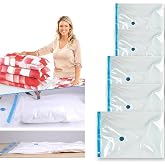 Jouis Vakumlu Hur&ccedil; Poşet Setleri, Her Kullanıma Uygun 5 Par&ccedil;a, 2 Adet 50x70, 2 Adet 55x90, 1 Adet 80x100