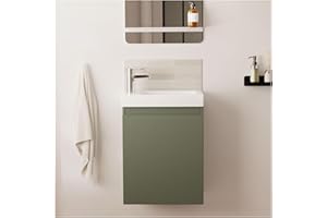 MOB-IN Meuble Lave-Mains Lisa Vert