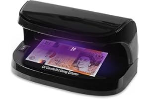 MxMan Counterfeit Money Detector - UV LED Light Fake Counterfeit Money Detector for All Businesses - Note Checker Easily Spots Fake Money Notes - Money Checker to Test ID Authenticity - British Brand