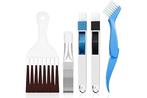 ZWQLZG 6 Stücke Kondensator Kamm Trockner, Lamellenkamm, Trockner Reinigungsbürste, Kondensator Kamm für Reinigen Klimaanlagen, Kühlschränke, Verdampfer, Fenster, Trockner Bürste Reinigung