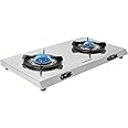 Everflame Pearl 2 Burner Gas Stove ISI Certified | 5G Forged Brass Burner | Gas Saver Technology | Stainless Steel | Upgraded 2 Year Product Warranty + Free Doorstep Service Across Pan India