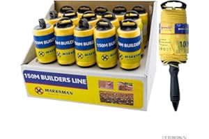 BARGAINGALORE New 150M Builders LINE Rope String Building Bricklaying Brick Handle