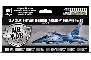 Vallejo Model Air 8 color set 71618 USAF colors post WWII to present Aggressor Squadron Part III (8)
