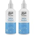 Boots Everyday - Saline Solution | for All Contact Lenses | Rinses & Rehydrates | 100ml [Twin Pack] [Packaging May Vary] [Travel Size]
