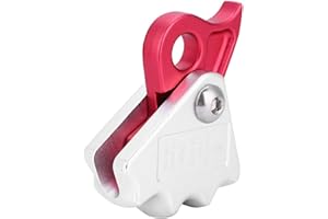 MAGT Descendente de Escalada 15KN Frenado de Parada de Frenado Automático para Cuerda de 9-12 Mm Descensor de Cuerda Rappel Anillo de Escalada