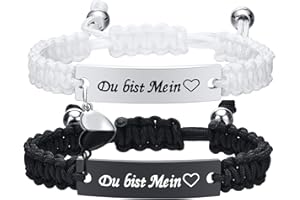 XUANPAI Partnerarmbänder Pärchen Armband mit Gravur – Personalisierte Geschenke für Paare Freundschaftsarmband Magnetische Partner Armbänder mit Namen Liebesarmband für Geburtstage Jahrestage Weihnachten