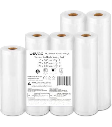 Rotoli Sottovuoto Per Alimenti - 2 Rotoli 28x600 Cm, BPA-Free, Per Sous Vide - Foto 2