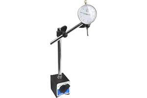 AB TOOLS Indicador de prueba de cuadrante calibrador DTI & soporte base magnética reloj comparador PMS BERGEN