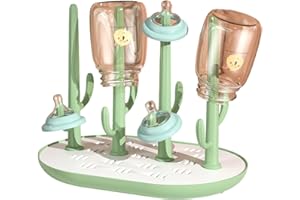 GETEAWILY Baby Bottle Dryer – BPA-Free Bottle Drying Rack – Practical Bottle Drying Rack – Drying Rack for Drying Bottles with Drip Tray for Feeding Bottles