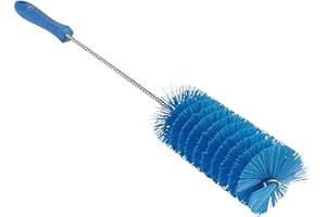 Vikan 53703 Tube Brush, Polypropylene, Blue