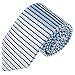 Produktbild LORENZO CANA Designer Krawatte 100% Seide Markenkrawatte Streifen quer gestreift Silber Blau Schwarz Business 84578
