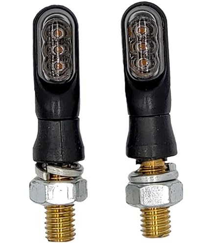 4 Frecce S NERE ALOGENE UNIVERSALI OMOLOGATE Per Moto Scooter QUAD - Foto 6