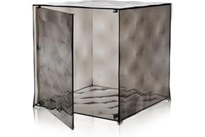 Kartell Optic Contenitore, Con antina, Fume