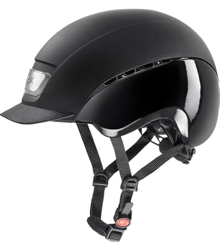 Uvex Suxxeed Glamour Reithelm – Robuster Dressurhelm Mit Swarovski Kristallen, 3D IAS Verstellsystem, R-FAS Gurtband – Für Damen & Herren, Black, 54-55 Cm Uvex Suxxeed Glamour Reithelm – Robuster Dressurhelm Mit Swarovski Kristallen, 3D IAS Verstellsystem, R-FAS Gurtband – Für Damen & Herren, Black, 54-55 Cm