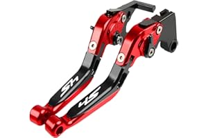 VIYOLI Leve Freno Frizione per SH150 SH150i Sh 150 125 I Sh 150i 2010-2023 Moto Freno Frizione Leve Manubrio Grip Fine 2022 2021 2019 2018 2017 Moto Leva Frizione (Color : 2pcs 4)