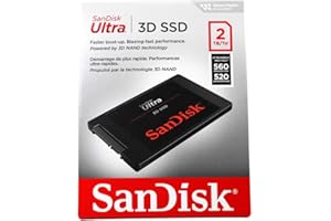 SanDisk 2 TB Ultra 3D SSD, SATA 2.5", con hasta 560 MB/s, SATA III 6GB/s