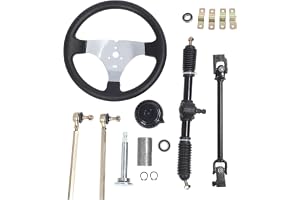 300 Mm Stålrattpaket - Justerbar UTV, Go Kart & Cart Steering Assembly för, Fordon
