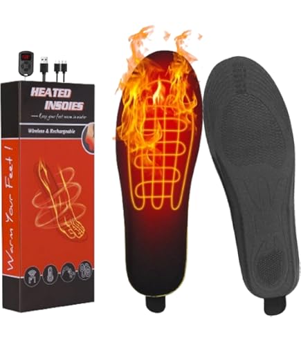 Amazon Semelle Chaussure Chauffante U00c9lectrique Semelles Chauffantes  Avec Tu00e9lu00e9commande