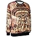 Thenice Women's Digital Print Pullovers Sweatershirts T Shirts (Western sculpture)