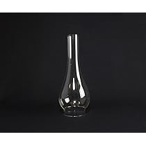 Paralume In Vetro Per Lampade A Petrolio - Diametro 3,7 Cm, Altezza 19,5 Cm - Foto 2