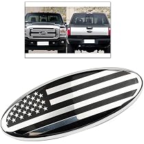 Badge Drapeau Américain Pour Ford F150/F250/Explorer - 23cm, Adhésif 3M - Design ABS