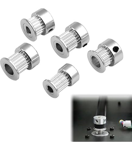 GT2 Zahnriemen Set – 2 Riemenscheiben (20 & 4 Produktbild-Vorschau 2