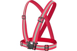 Durdiiy Sicherheitsweste, Reflektoren Kleidung Warnweste, Warnweste Fahrrad, reflektorweste Reflektoren Fahrrad, Sicherheitsweste Reflektierende für Laufen, Radfahren, Arbeiten, bis zu 100kg