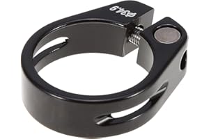 YOSOO HEALTH GEAR Collier de Tige de Selle de vélo, 34,9 mm Collier de Serrage de Tige de Selle de Vélo en Alliage d'aluminium(Noir)