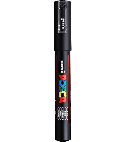Marqueur Peinture POSCA PC1MC VF – Pointe Conique Extra-fine, Couleur Vert, Neuf Sous Référence PC1MC VF