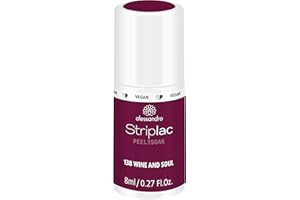 ‎ALESSANDRO alessandro Striplac UV-Nagellack Wine and Soul – Schonend und langanhaltend – Einfache Entfernung dank Peel-Off-Technologie – Vegan und tierversuchsfrei – 8 ml