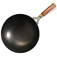 MACclite Wok Kadai 24 cm with Wooden Handle | IRONIUM