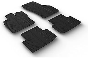 Gledring Tappetini in Gomma Compatibile con Cupra Formentor 2020- (Profilo T 4-Parti + Clip di Montaggio)