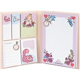 Disney Alice in Wonderland Sticky Notepad - 6 Different Sizes Sticky Notes - Cute Sticky Notes - Stationery and School Suppli
