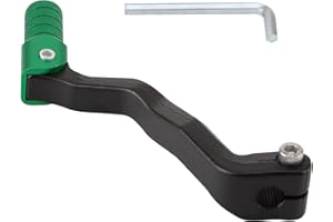 GOOFIT Vert-Noir Alliage D'aluminium Leviers Sélecteurs De Vitesse Déplaceur De Pied Pliable Remplacement pour Zongshen CG CB NC Engine 125 150 200 250 450 ATV Quad Dirt