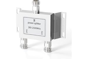 ANYCALL 50 Ohm N-Femelle Adaptateur de Connecteur Coaxial Répartiteur Coaxial 3 DB 2 Voies pour l'Amplificateur de Signal de Téléphone Cellulaire Amplificateur Antenne