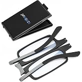 SZEOEOM Ultrathin Foldable Reading Glasses Ultralight Foldable Readers Bule-light for Men Women Compact Travel Portable Recta