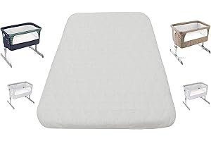SOODIE&ZUZU'S Next to Me Chicco Crib Mattress Compatible Bedside Toddler Deluxe Crib Next to Me - Comfortable & Fitted Infant Mattress - Breathable & Washable (83 x 50 x 10 CM)