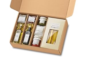 FATTORIA SAN VINCENZO Geschenk Feinkost Geschenkkorb Cucina Italiana Geschenk-Set Italien Präsentkorb mit Pasta Pesto Olivenöl Bruschetta italienische Spezialitäten (Geschenkkorb Cucina Italiana)