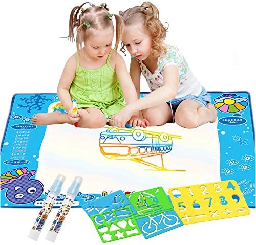 Seprovider Magic Drawing Mat with Water Pens Large Size 100CM x 70 CM