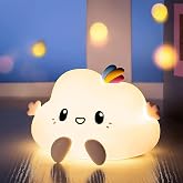 Desidiya® Cloud Rechargeable Silicone Night Lamp - Cloud LED Night Lamp, Kids Night Light, Nursery Decor, Birthday Gift, Sili