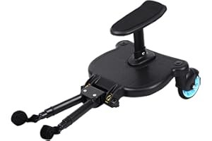 H-YEEU Bleu Planche Poussette, Poussette Bebe Confort Avec Siege, Planches À Roulettes Pour Bébé, Accessoires De Poussette Aux Enfants De 2 À 6 Ans (25 Kg)