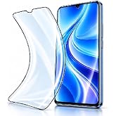Coverzone Xiaomi Redmi Note 14 Pro 5G ile Uyumlu Ekran Koruyucu Kavisli Siyah Şeritli İz Bırakmaz Tam Kaplayan Polymer Nano E