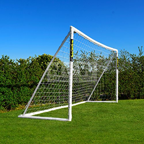 FORZA 1,8m x 1,2m But de Football PVC Imperméable avec Système de 'Verrouillage' (Mur de Tir, Sac de Transport & Ballon en Option) (But Seul)