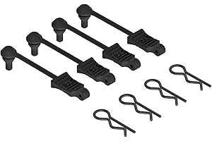 ARRMA AR390165 Pince de Fixation pour Corps Échelle 1/10 Noir (4)