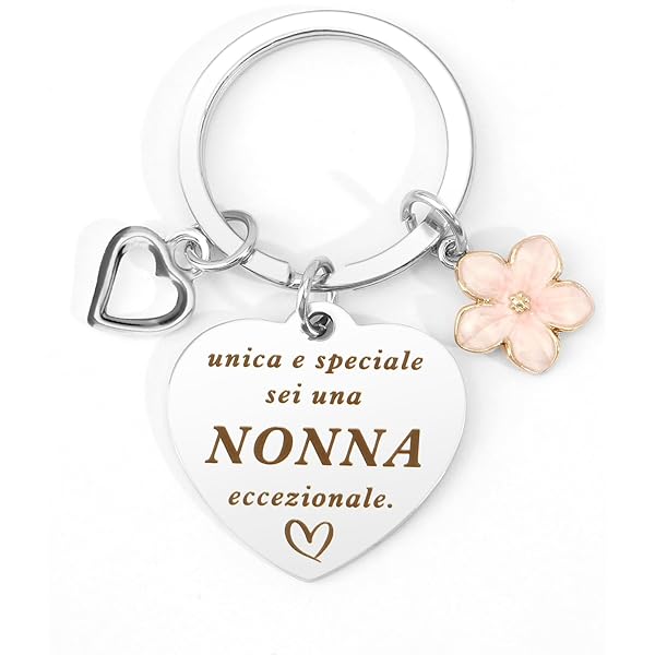 Portachiavi Nonno Regalo - Idea Per Festa Dei Nonni, Compleanno O Papà, In Lega Metallica - Foto 2