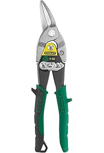 snipes オリジナル STANLEY 2-14-562 Aviation Snips Left Cut Bi-Metal-254mm