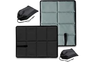 YISKY Tapis Siège Extérieur, 2 pièces Coussin Pliant Camping, Coussins de Siège Thermique, Siège Étanche Coussinets Tapis, Portable Tapis de Siège, pour Camping, Voyage, Randonnée, Pique Niques